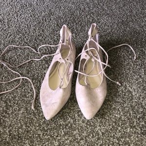 lace up flats